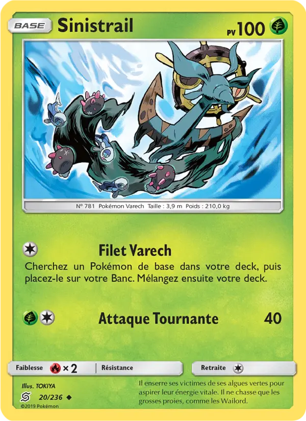 Carte Pokémon Sinistrail 20
