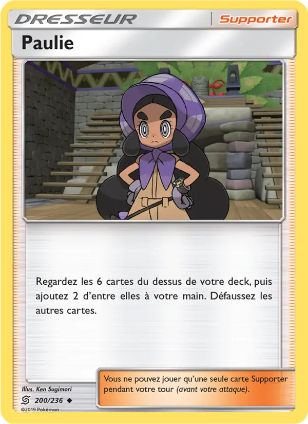 Carte Pokémon Paulie 200