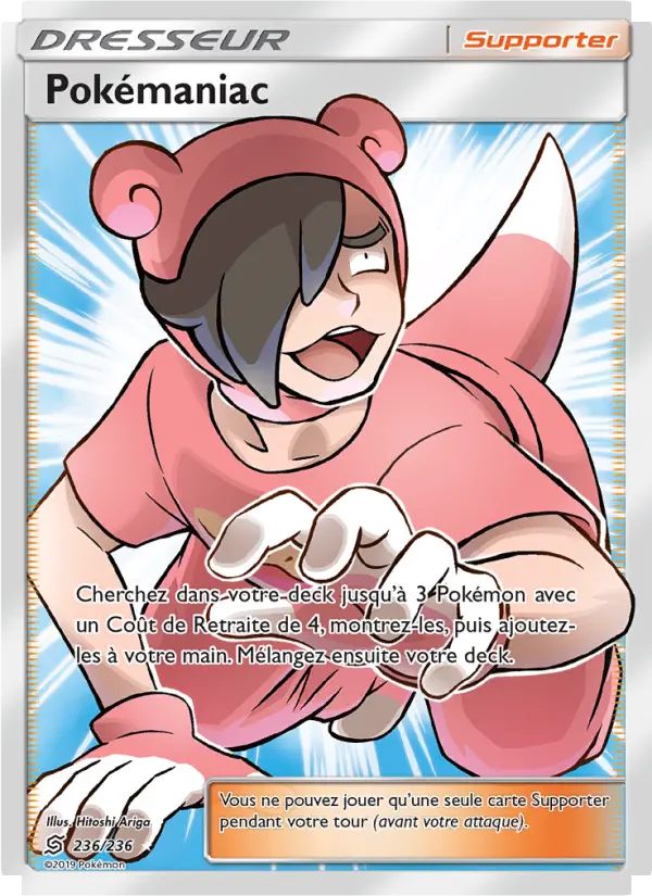 Carte Pokémon Pokémaniac 236