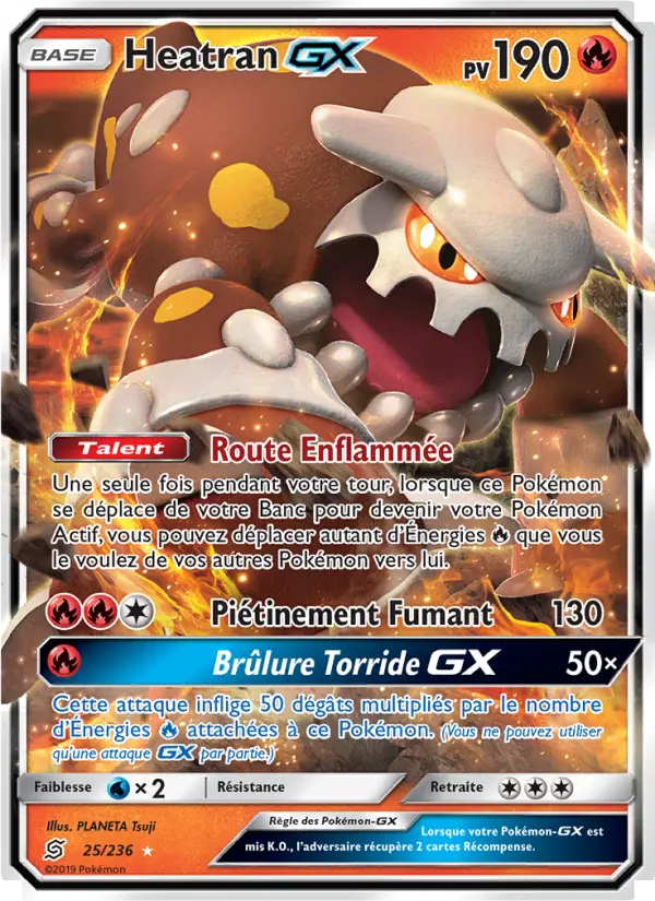 Carte Pokémon Heatran GX 25