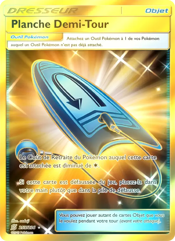 Carte Pokémon Planche Demi-Tour 255