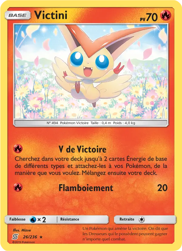 Carte Pokémon Victini 26