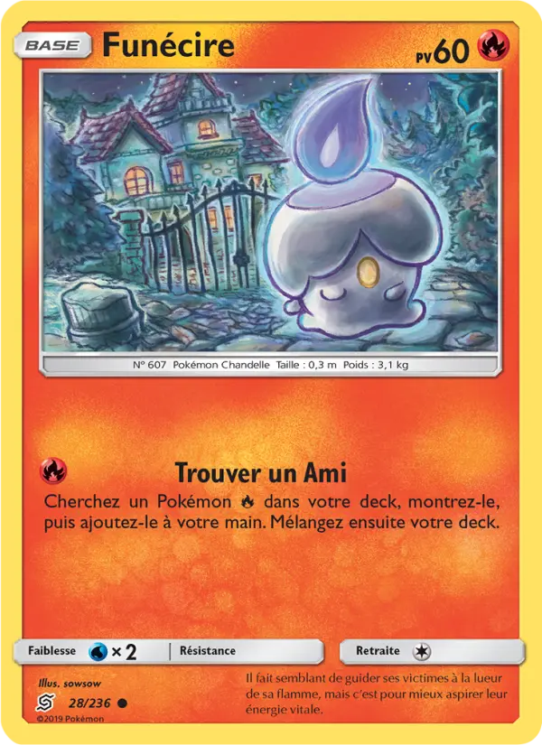 Carte Pokémon Funécire 28