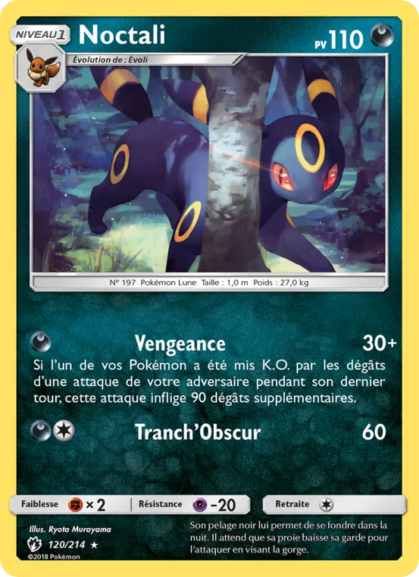 Carte Pokémon Noctali 120
