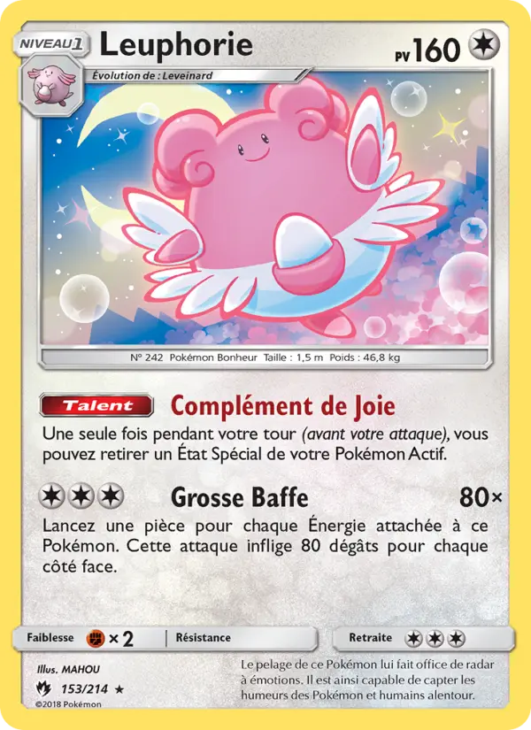 Carte Pokémon Leuphorie 153