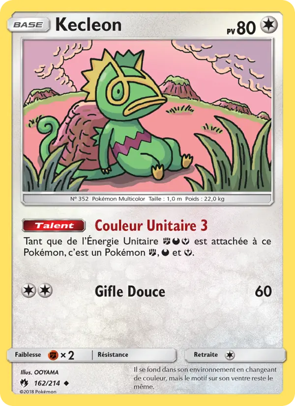 Carte Pokémon Kecleon 162