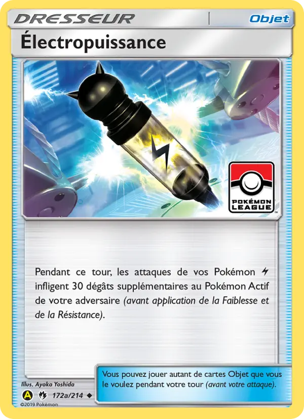 Carte Pokémon Électropuissance 172