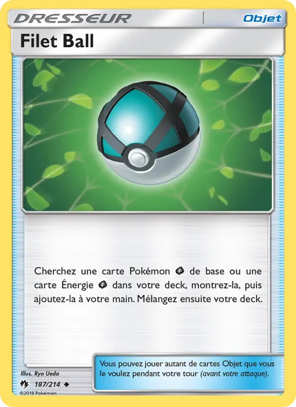 Carte Pokémon Filet Ball 187