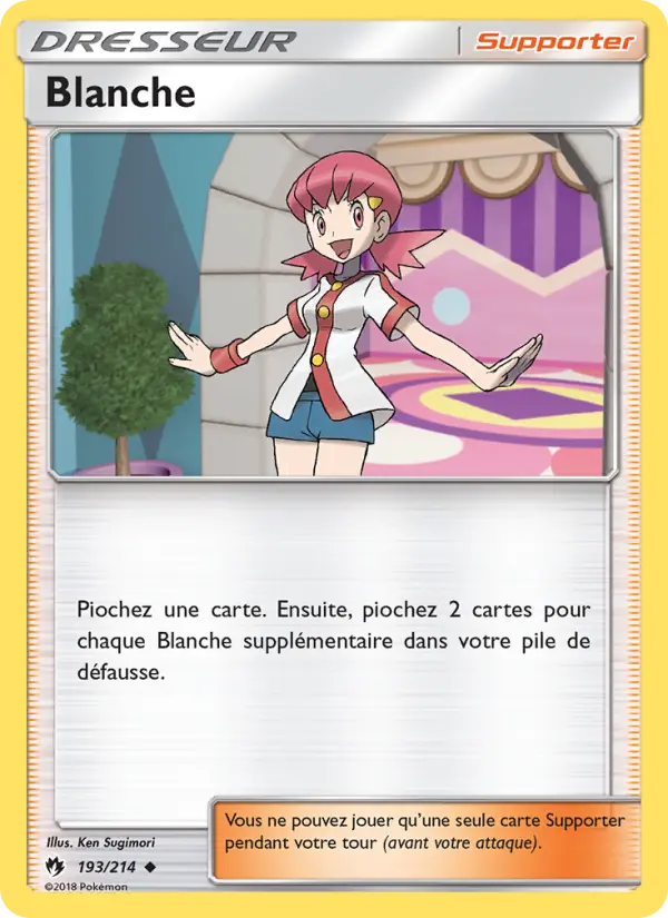 Carte Pokémon Blanche 193