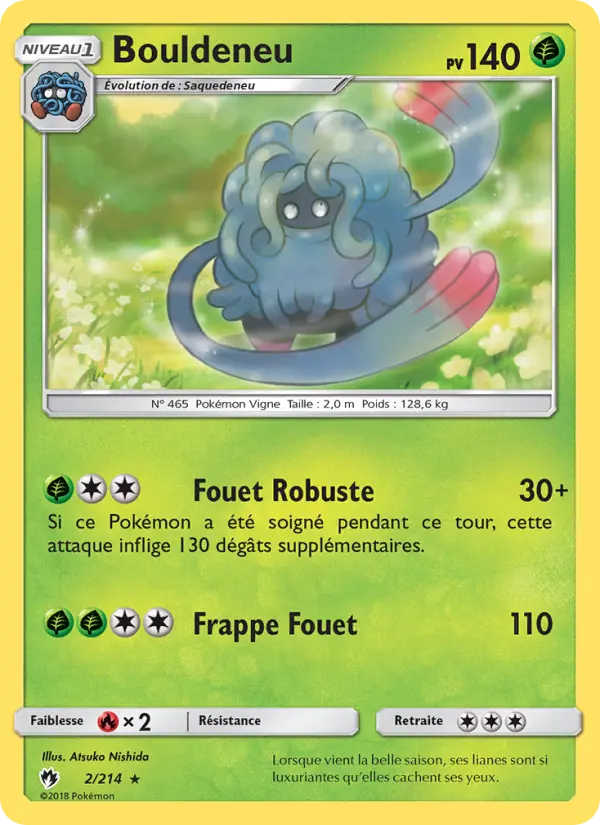 Carte Pokémon Bouldeneu 2