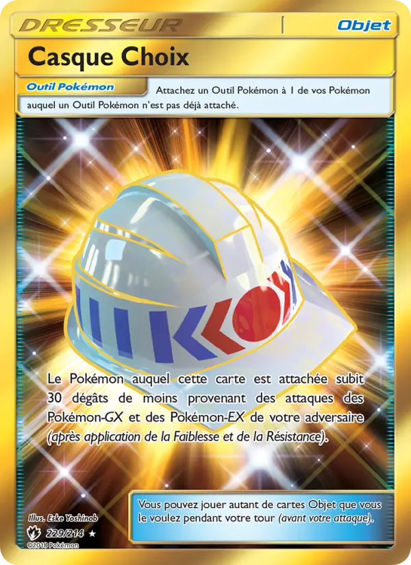 Carte Pokémon Casque Choix 229