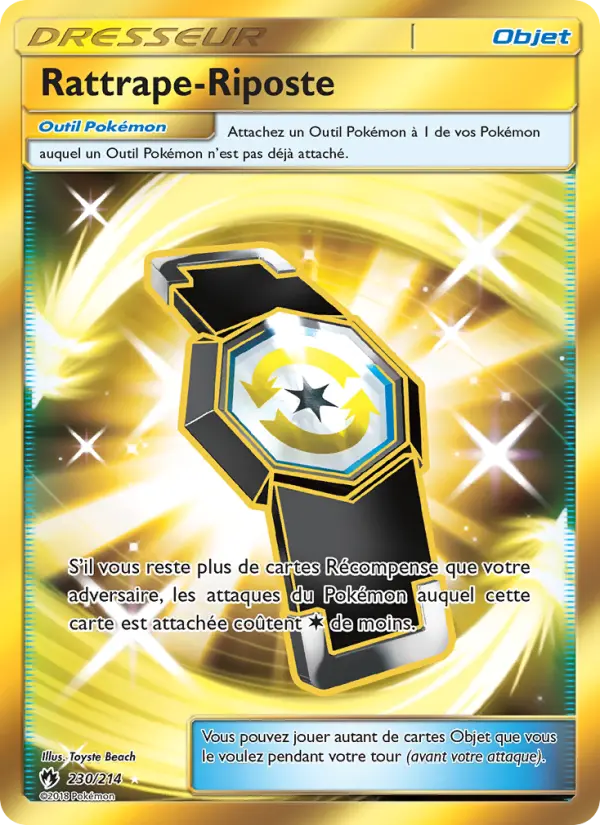 Carte Pokémon Rattrape-Riposte 230
