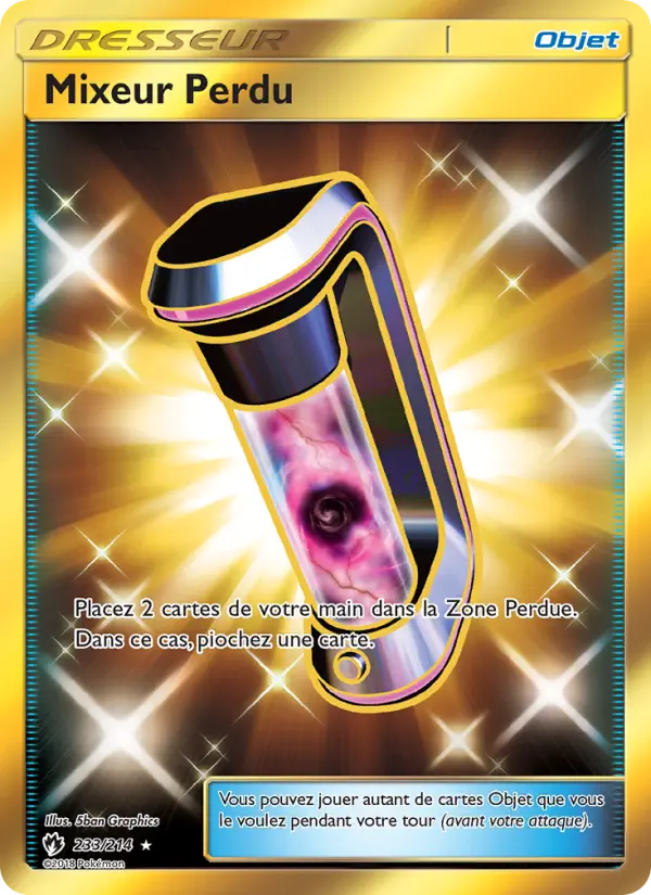 Carte Pokémon Mixeur Perdu 233