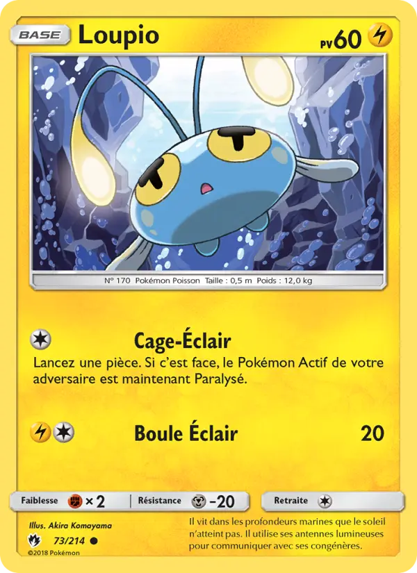 Carte Pokémon Loupio 73
