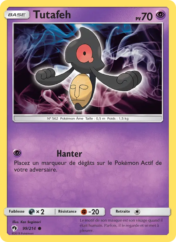 Carte Pokémon Tutafeh 99