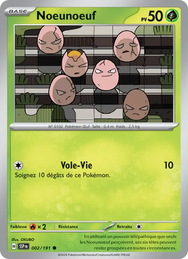 Carte Pokémon Noeunoeuf 002