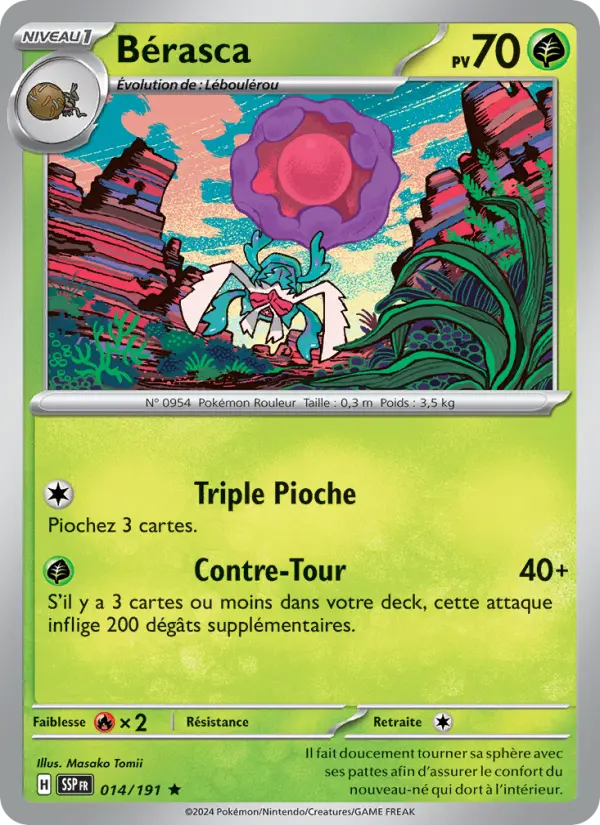 Carte Pokémon Bérasca 014