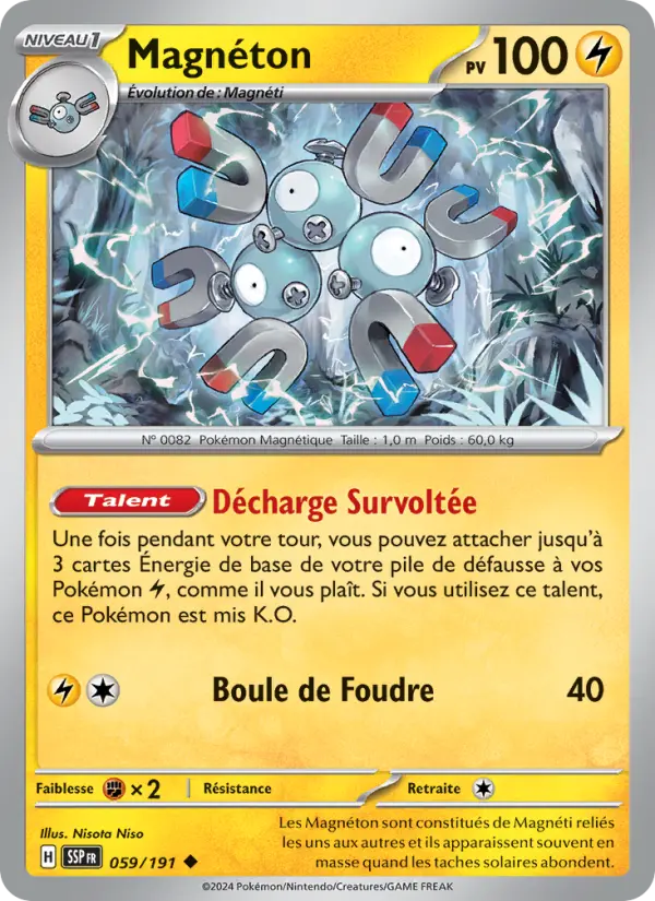 Carte Pokémon Magnéton 059