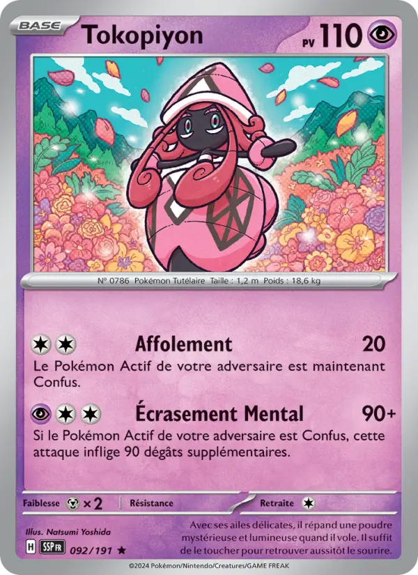 Carte Pokémon Tokopiyon 092