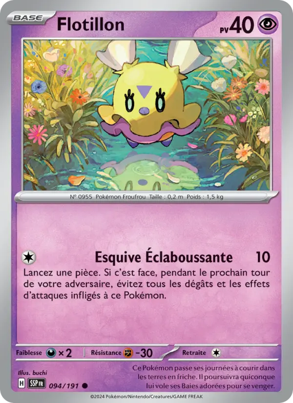 Carte Pokémon Flotillon 094