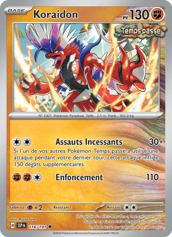 Carte Pokémon Koraidon 116