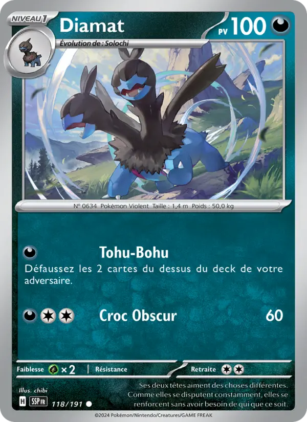 Carte Pokémon Diamat 118