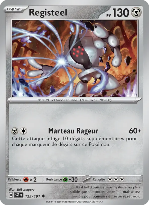 Carte Pokémon Registeel 125