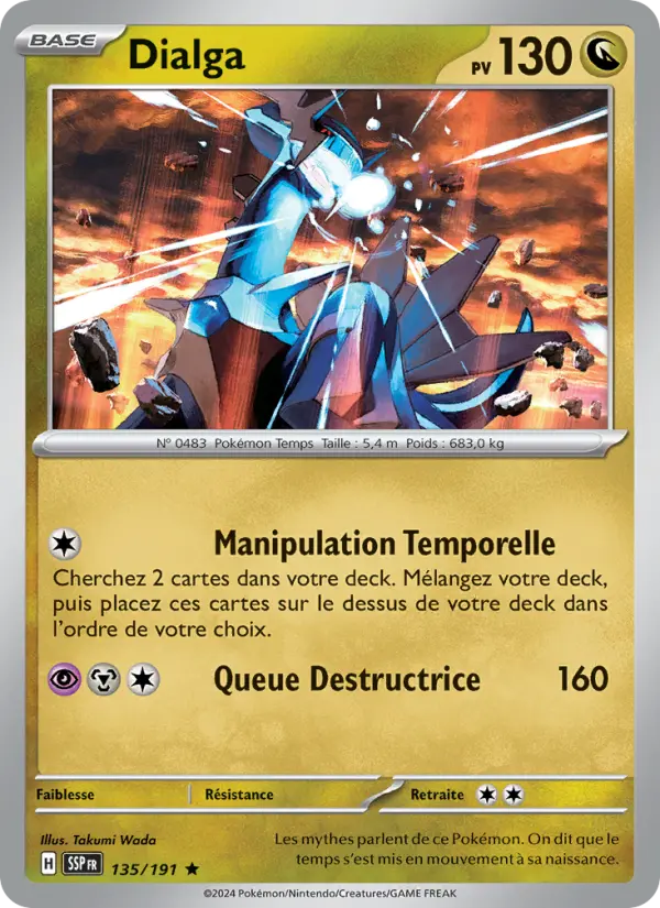 Carte Pokémon Dialga 135