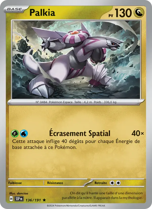 Carte Pokémon Palkia 136