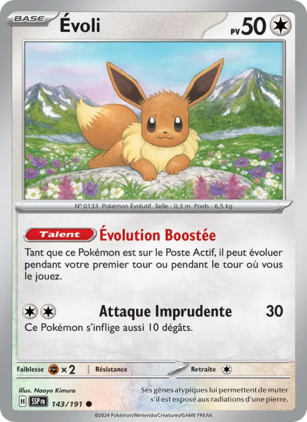 Carte Pokémon Évoli 143
