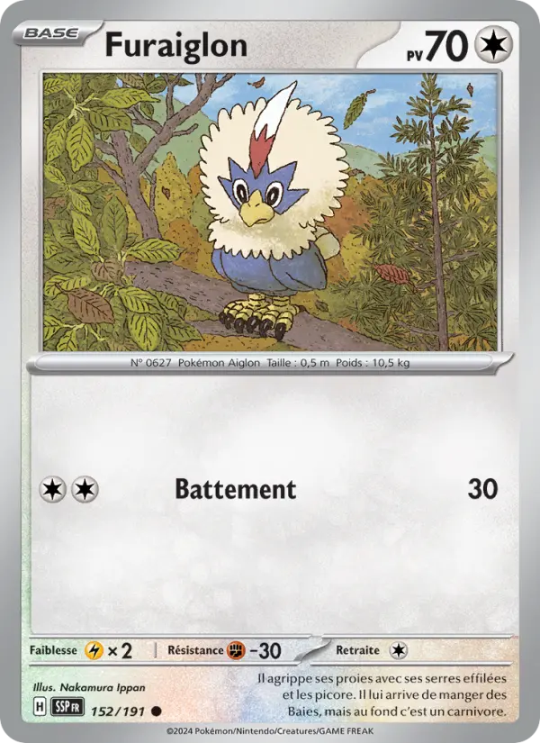 Carte Pokémon Furaiglon 152