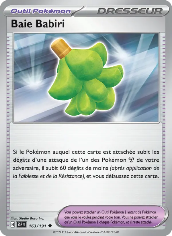 Carte Pokémon Baie Babiri 163
