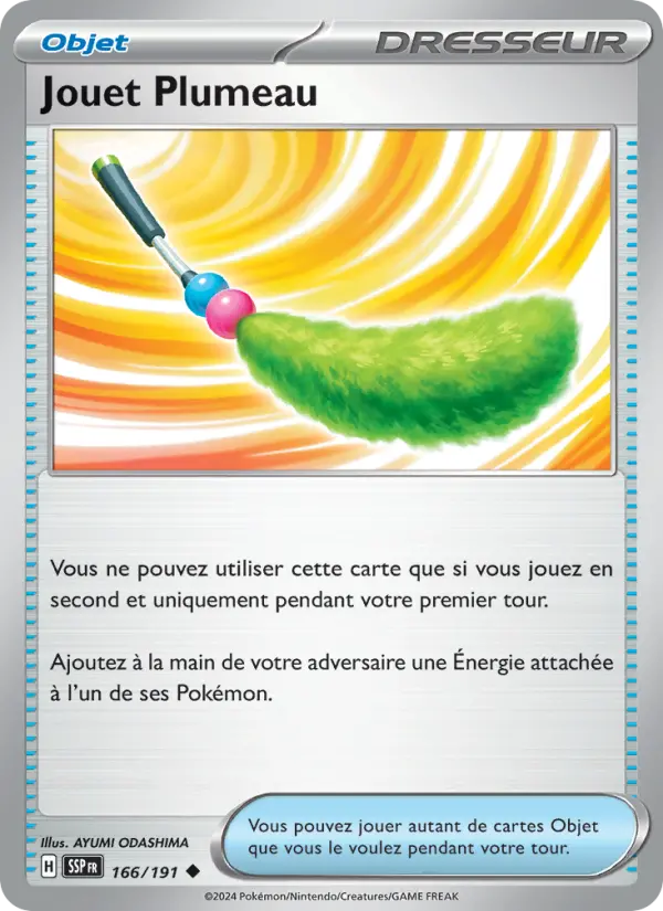 Carte Pokémon Jouet Plumeau 166