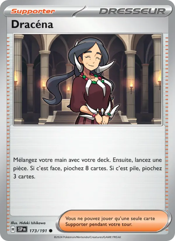 Carte Pokémon Dracéna 173