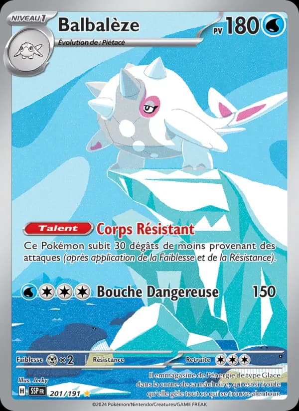 Carte Pokémon Balbalèze 201