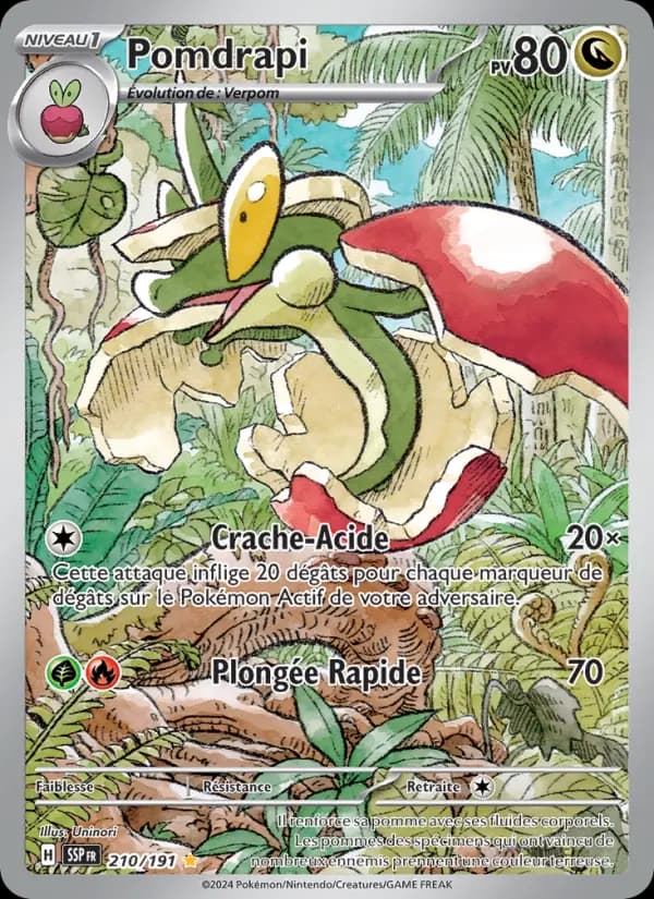 Carte Pokémon Pomdrapi 210