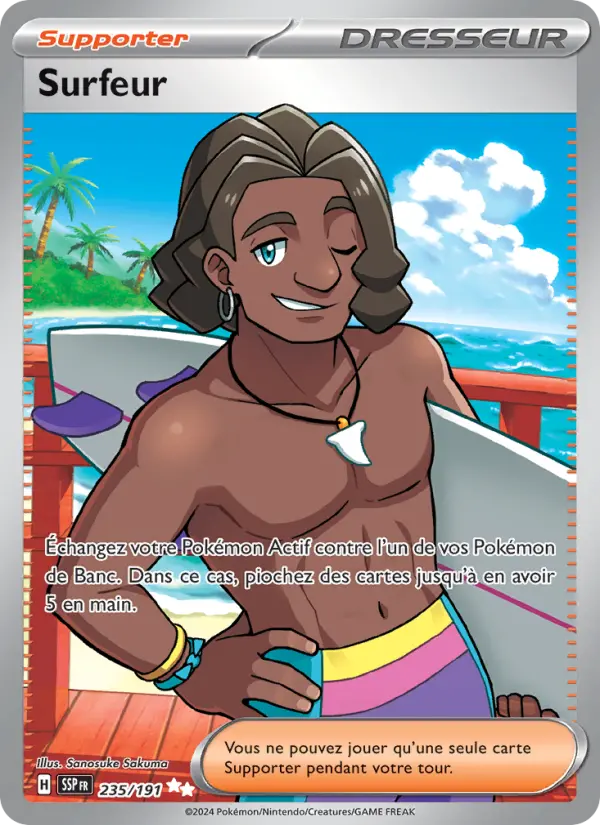 Carte Pokémon Surfeur 235