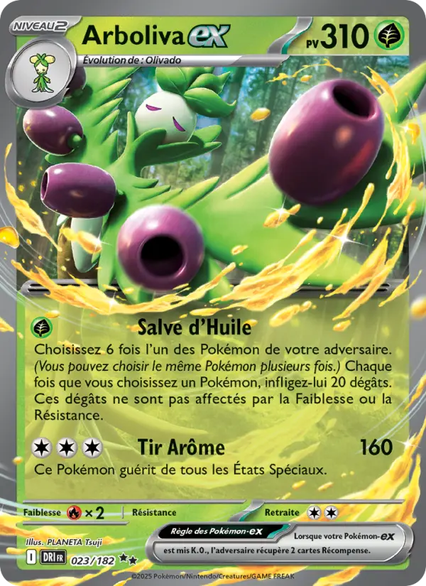 Carte Pokémon Arboliva-ex 023