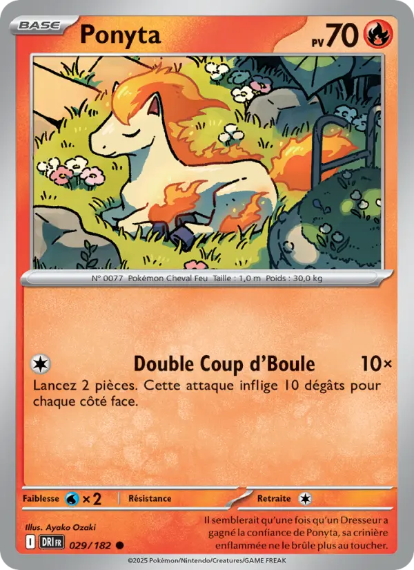 Carte Pokémon Ponyta 029