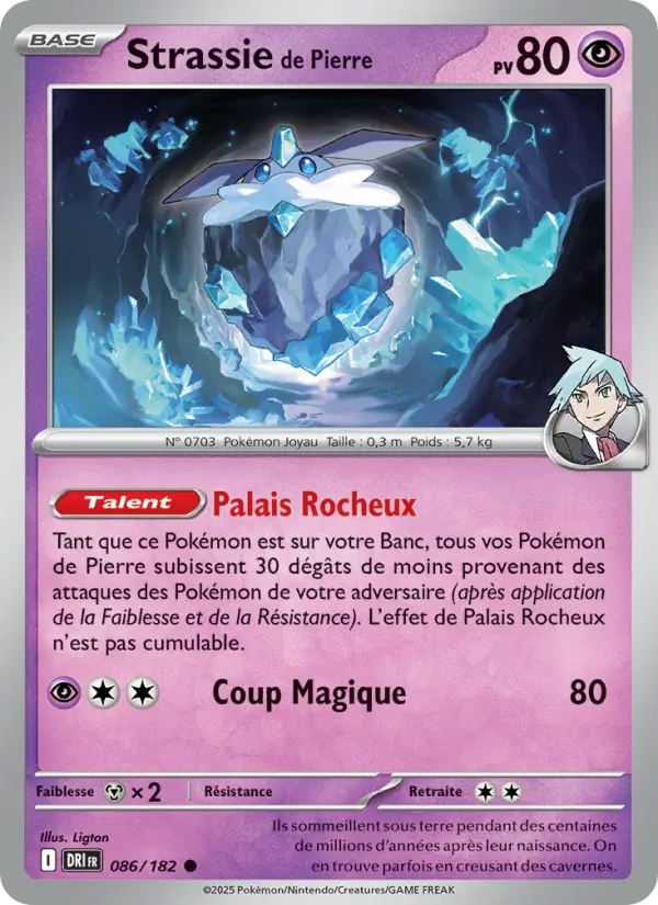 Carte Pokémon Strassie de Pierre 086
