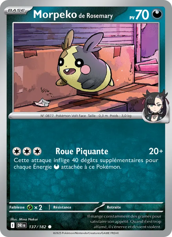 Carte Pokémon Morpeko de Rosemary 137