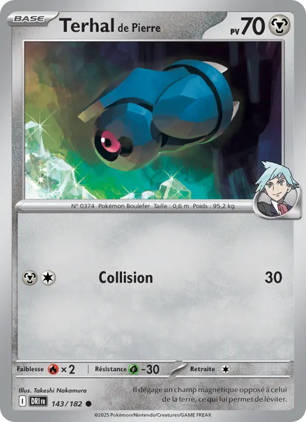 Carte Pokémon Terhal de Pierre 143