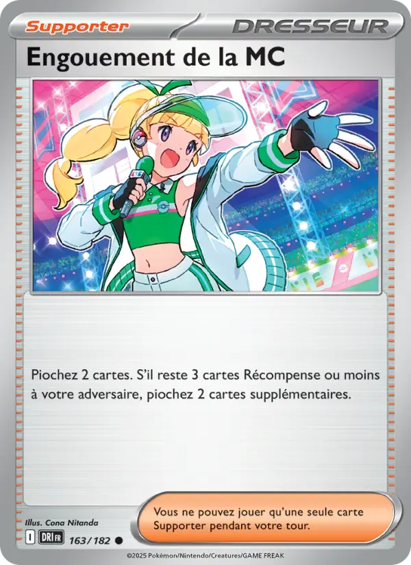 Carte Pokémon Engouement de la MC 163