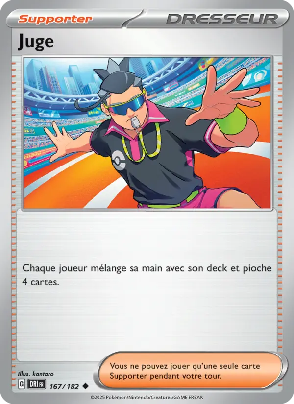 Carte Pokémon Juge 167