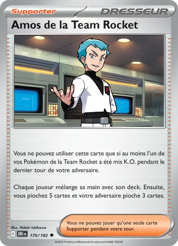 Carte Pokémon Amos de la Team Rocket 170