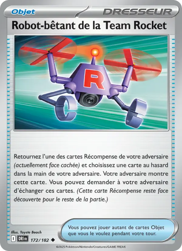 Carte Pokémon Robot-bêtant de la Team Rocket 172