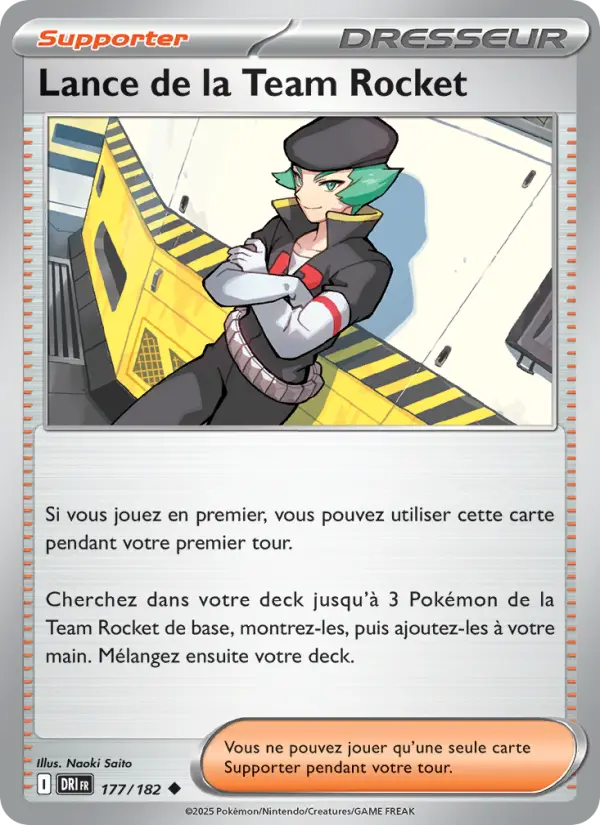 Carte Pokémon Lance de la Team Rocket 177