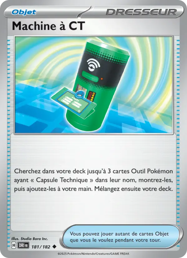 Carte Pokémon Machine à CT 181