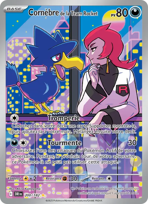 Carte Pokémon Cornèbre de la Team Rocket 200