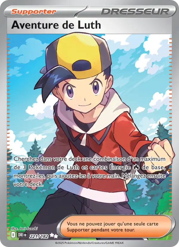 Carte Pokémon Aventure de Luth 221